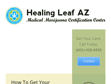 Tablet Screenshot of marijuana-doctor-scottsdale.com